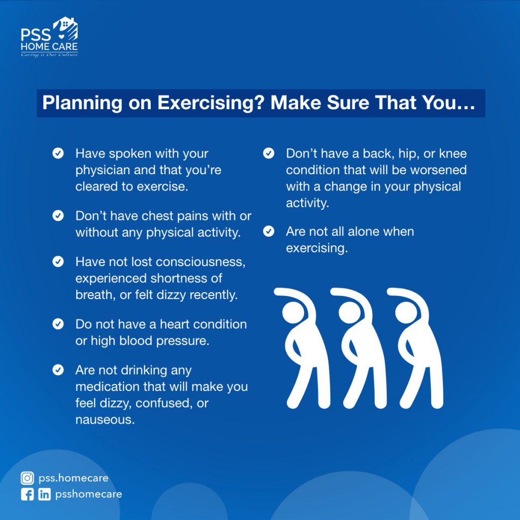 List of things to know before you go on an exercise.
